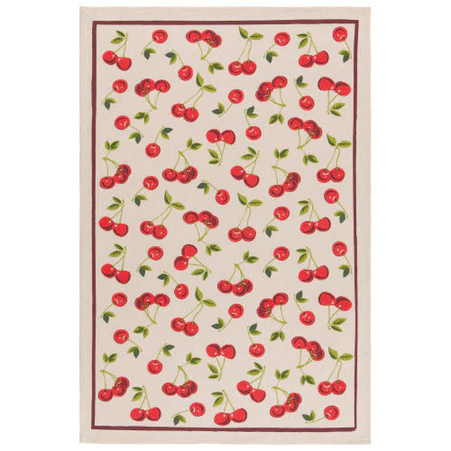 Cherries Teatowel