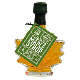 VT Maple Syrup Glass Leaf