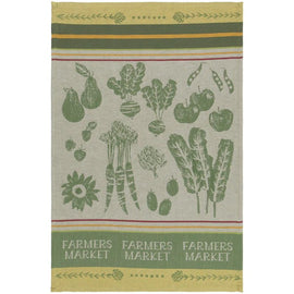 Farmers Market Jacquard Tea Towel