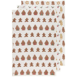 Christmas Cookies Bakers' Floursacks S/3