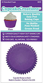 Solid Cupcake Cups (6 Color Options)